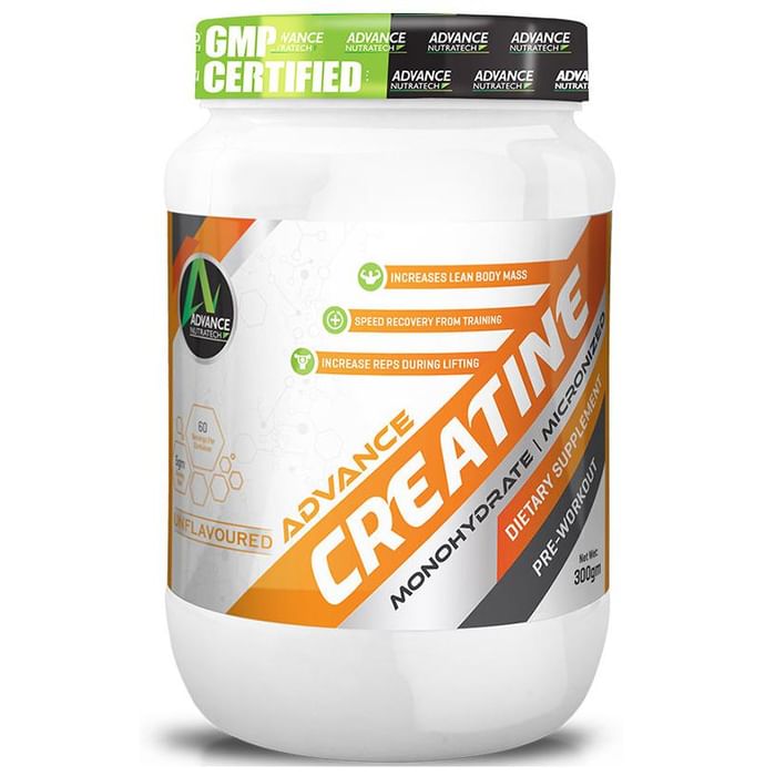 Advance Nutratech Creatine Monohydrate Powder Unflavoured - Classic Derma