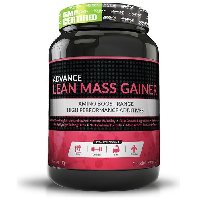 Advance Nutratech Lean Mass Gainer Powder Chocolate Fudge - Classic Derma