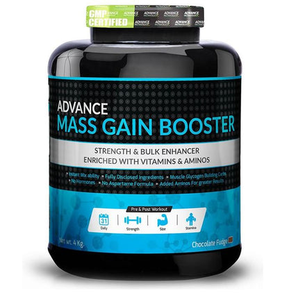 Advance Nutratech Mass Gain Booster Powder Chocolate Fudge - Classic Derma