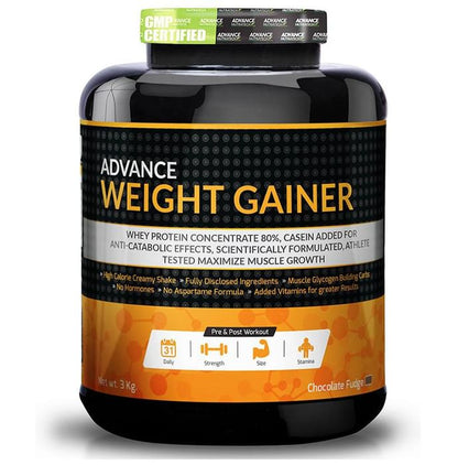 Advance Nutratech Weight Gainer Powder Chocolate Fudge - Classic Derma