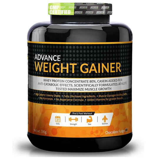 Advance Nutratech Weight Gainer Powder Chocolate Fudge - Classic Derma