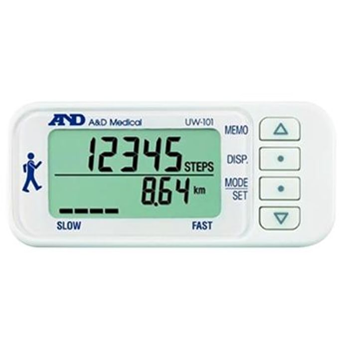 A&D UW-101 Pedometer - Classic Derma