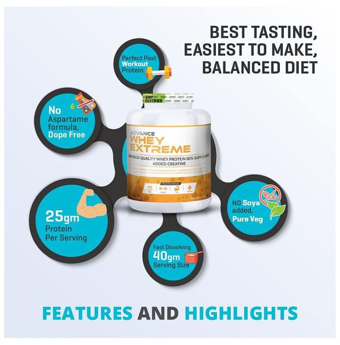 Advance Nutratech Whey Extreme Protein Powder Strawberry