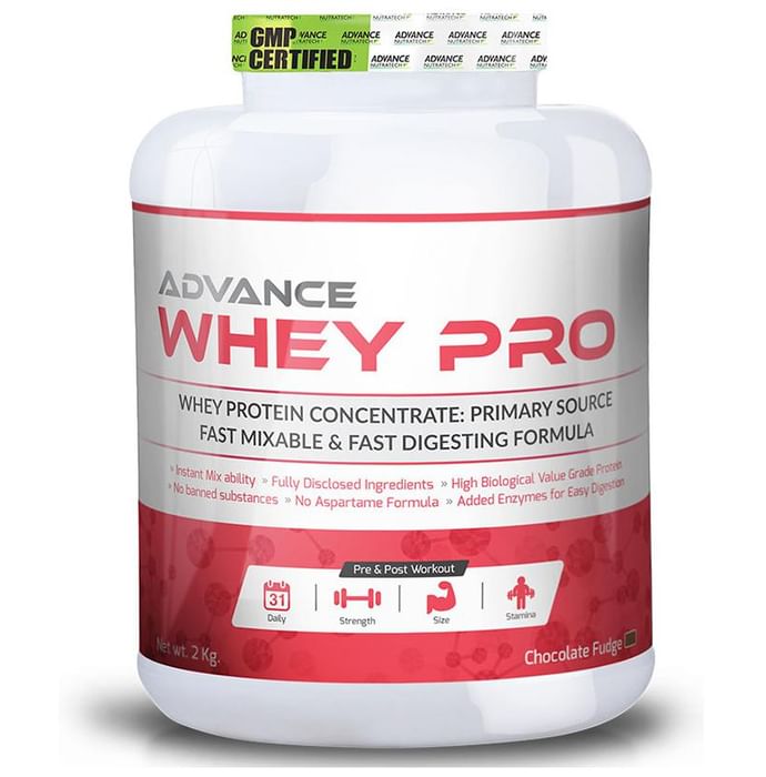 Advance Nutratech Whey Pro Protein Powder Chocolate Fudge - Classic Derma