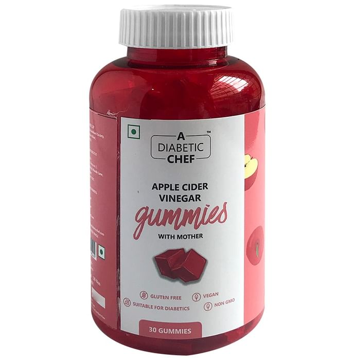 A Diabetic Chef Apple Cider Vinegar Gummies with Mother - Classic Derma