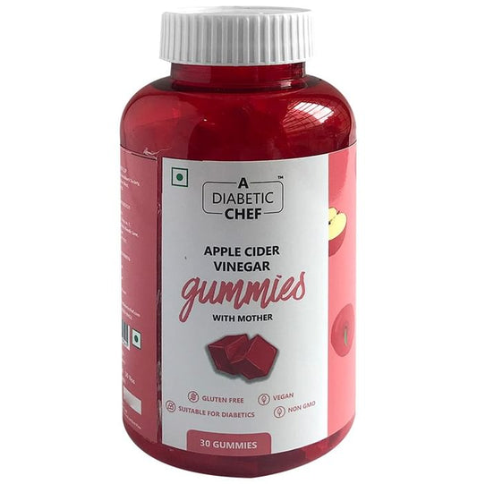 A Diabetic Chef Apple Cider Vinegar Gummies with Mother - Classic Derma