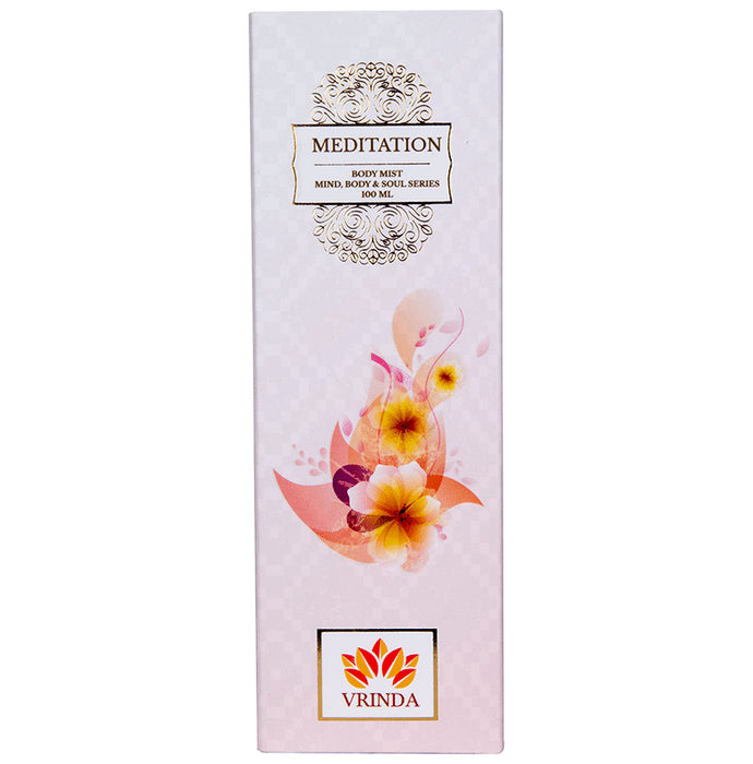 Vrinda Meditation Body Mist Mind, Body & Soul Series - Classic Derma