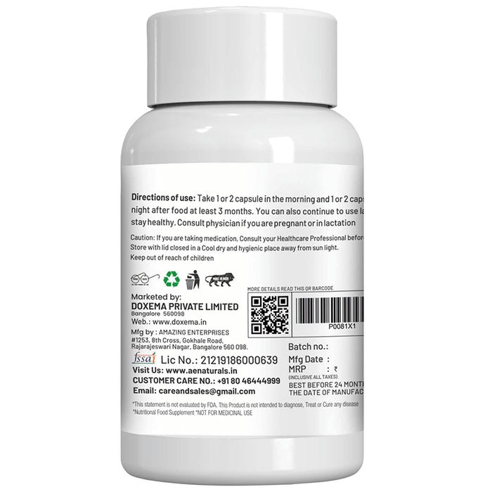 AE Naturals Wheat Grass Veg Capsule