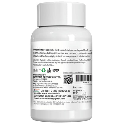 AE Naturals Wheat Grass Veg Capsule