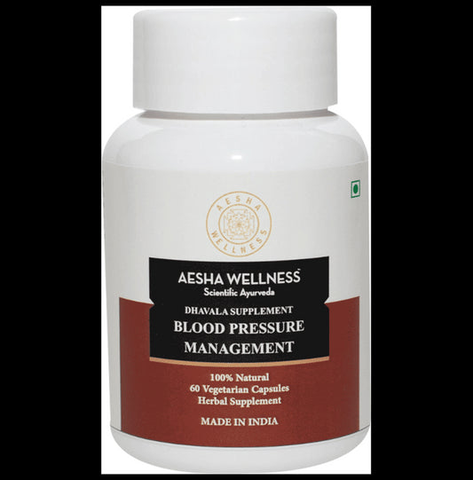 Aesha Wellness Blood Pressure Management Vegetarian Capsule - Classic Derma