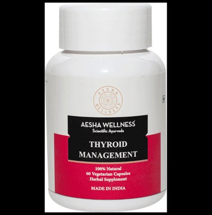Aesha Wellness Thyroid Management Vegetarian Capsule - Classic Derma