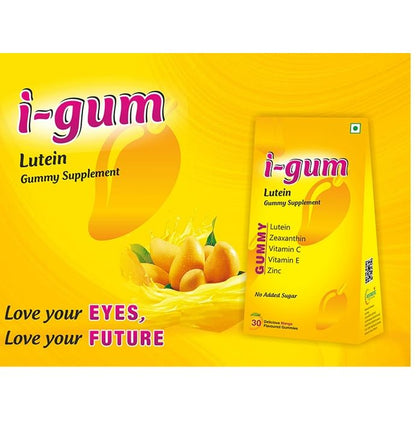 Aesthetic Softcaps I-gum Lutein Gummies Mango