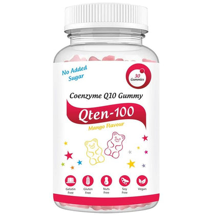 Aesthetic Softcaps Qten 100 Coenzyme Q10 Gummies Mango No Added Sugar - Classic Derma