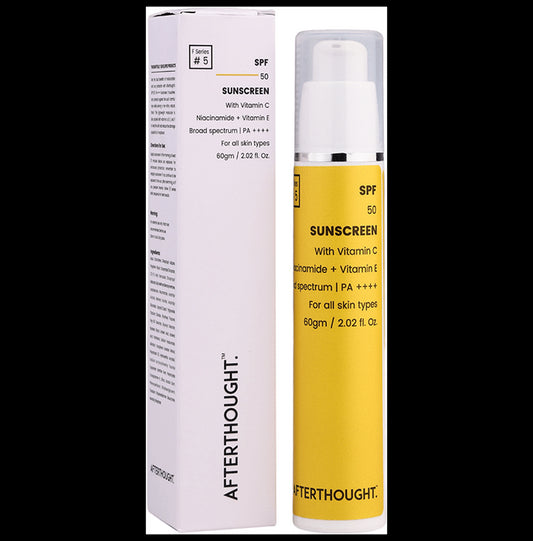Afterthought SPF 50 Sunscreen with Vitamin C - Classic Derma