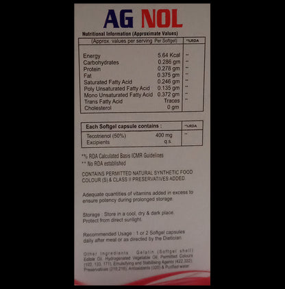 AG Nol Soft Gelatin Capsule