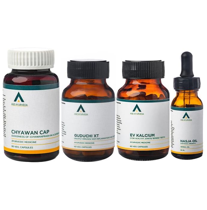 Age Ayurveda Breathe Easy Immunity Kit - Classic Derma