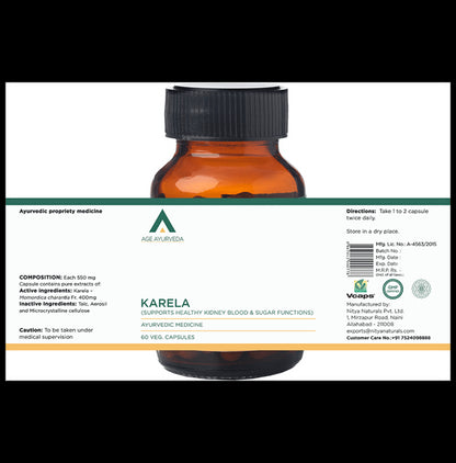 Age Ayurveda Karela Veg Capsule