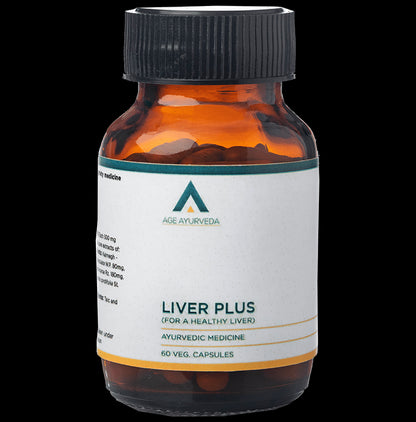 Age Ayurveda Liver Plus Veg Capsule - Classic Derma