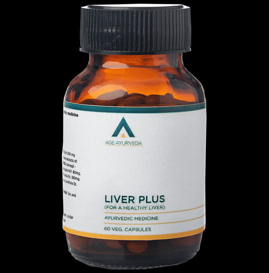 Age Ayurveda Liver Plus Veg Capsule - Classic Derma