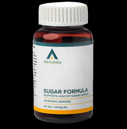 Age Ayurveda Sugar Formula Veg Capsule - Classic Derma