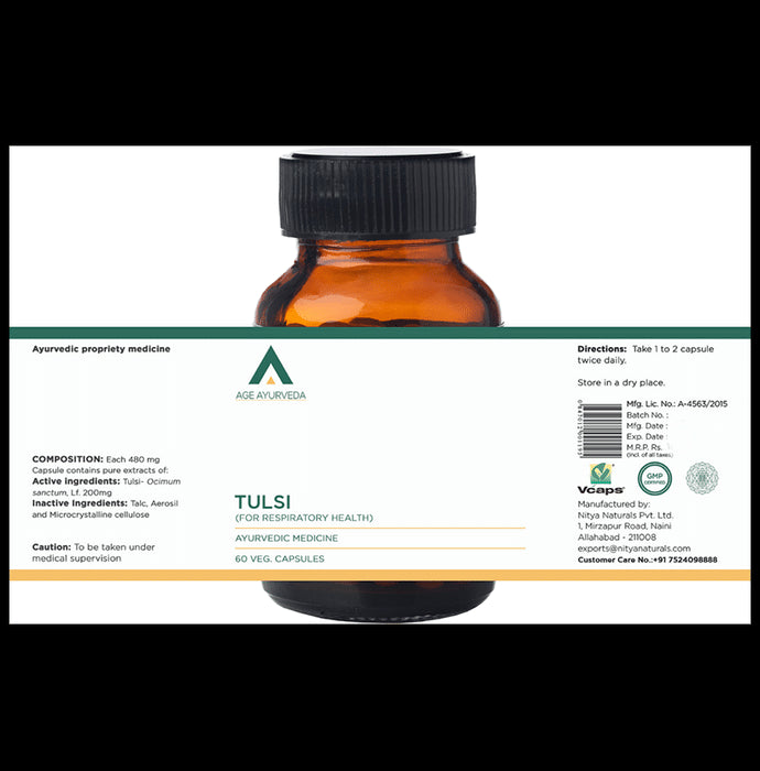 Age Ayurveda Tulsi Veg Capsule