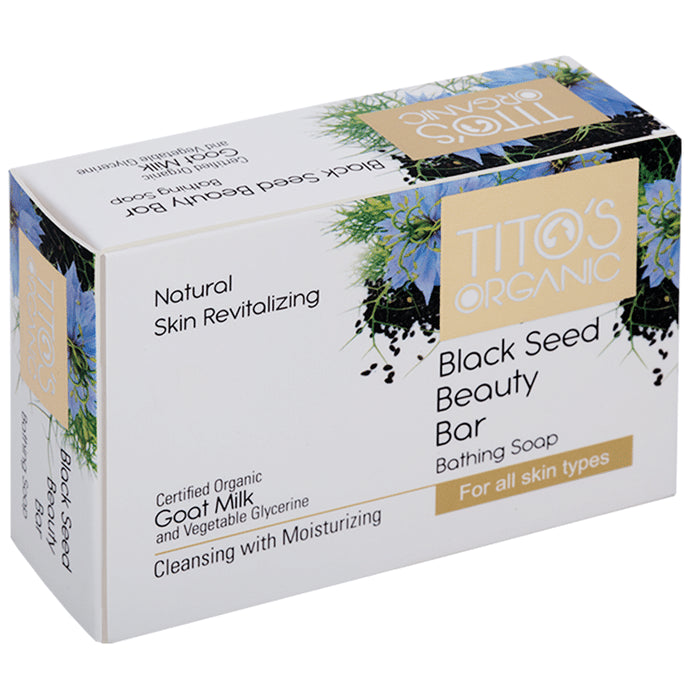 Tito's Organic Goat Milk Black Seed Beauty Bar Bathing Soap Soap - Classic Derma