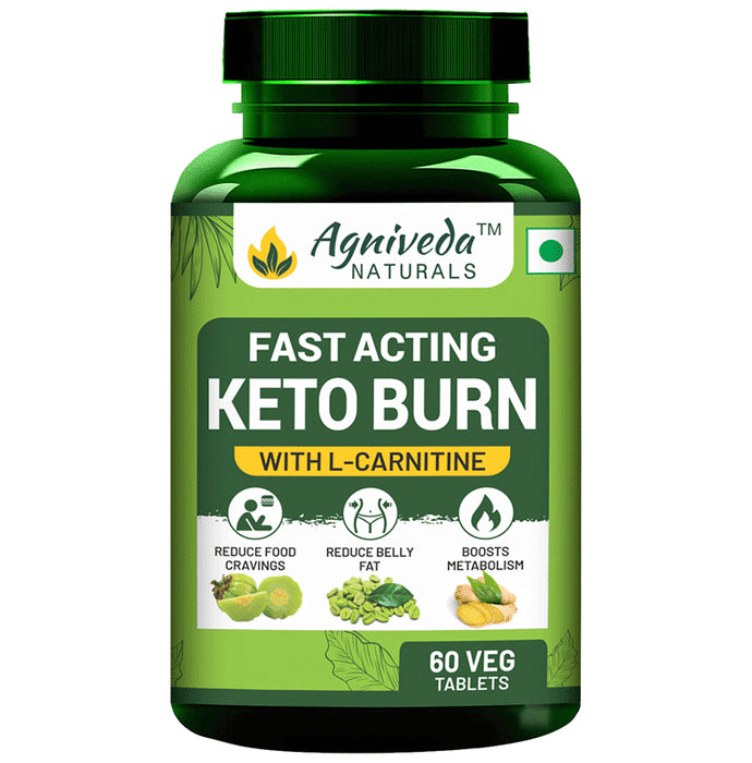 Agniveda Naturals Keto Burn Veg Tablet - Classic Derma