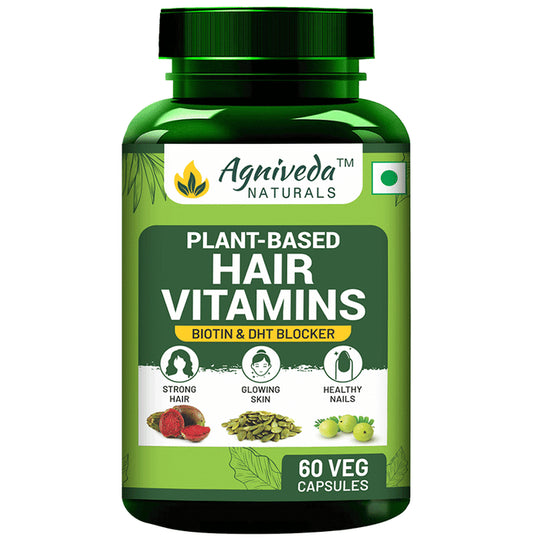 Agniveda Naturals Plant-Based Hait Vitamins Capsule - Classic Derma