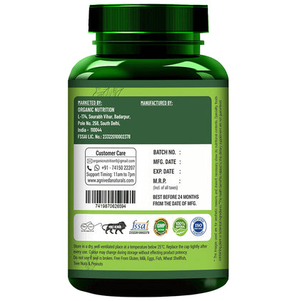 Agniveda Naturals Plant-Based Vitamin B12 Veg Capsules