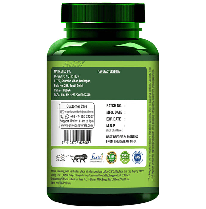 Agniveda Naturals Vitamin D3 +K2 Veg Tablet