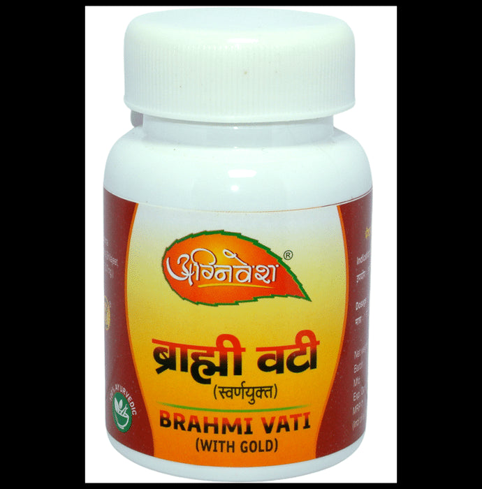 Agnivesh Brahmi Vati (with Gold) Tablet - Classic Derma