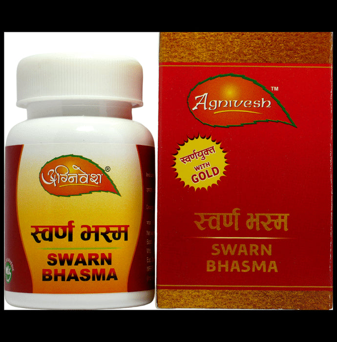Agnivesh Swarn Bhasma (with Gold) Powder - Classic Derma
