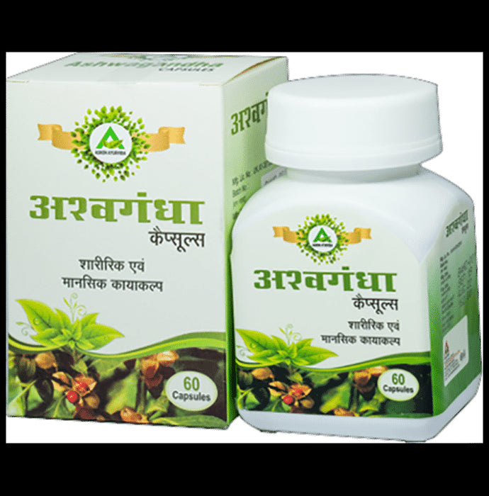 Agron Ayurveda Ashwagandha Capsule - Classic Derma