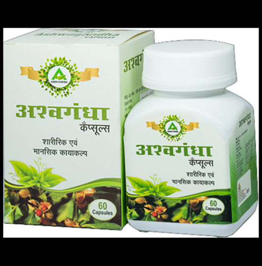Agron Ayurveda Ashwagandha Capsule - Classic Derma