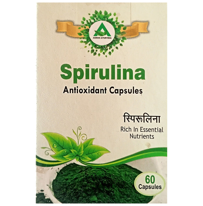 Agron Ayurveda Spirulina Capsule - Classic Derma