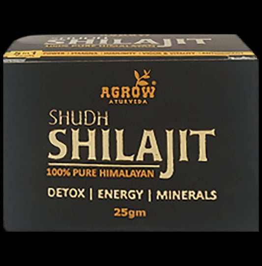 Agrow Shudh Shilajit Buy 1 Get 1 Free - Classic Derma