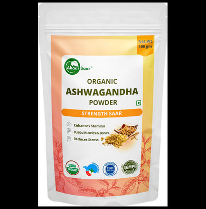 Ahaar Saar Organic Ashwagandha Powder - Classic Derma