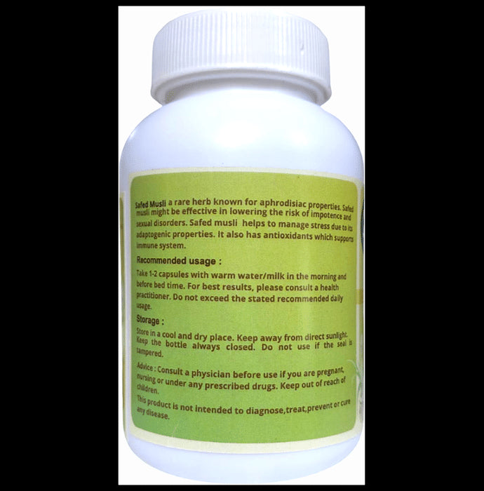 Ahaar Saar Organic Safed Musli Capsule