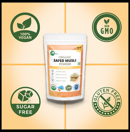 Ahaar Saar Organic Safed Musli Powder