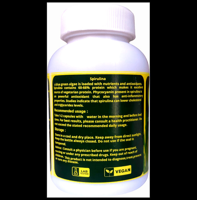 Ahaar Saar Organic Spirulina Capsule