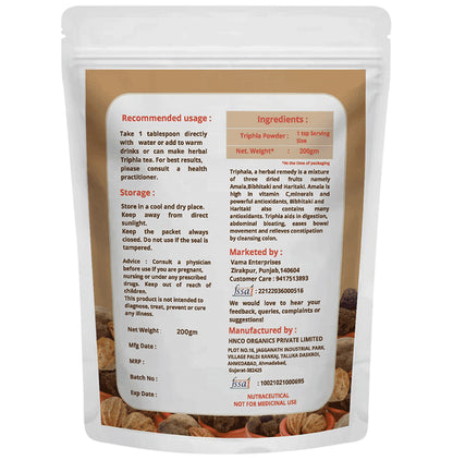 Ahaar Saar Organic Triphala Powder