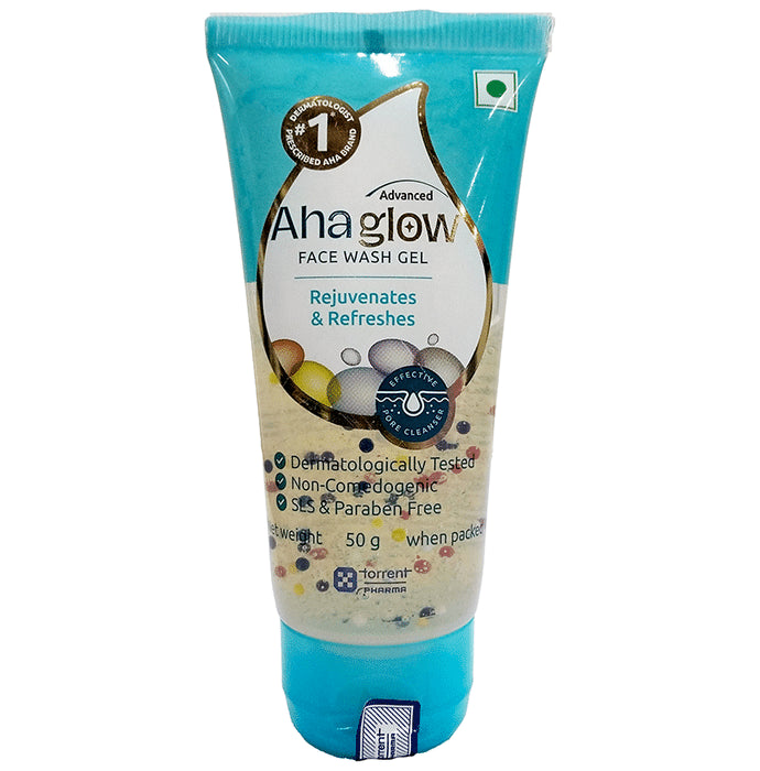 Ahaglow Advanced Skin Rejuvenating Face Wash | Effective Pore Cleanser | SLS & Paraben-Free Face Care Product - Classic Derma