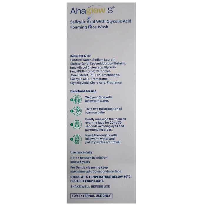 Ahaglow Foaming Face Wash
