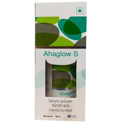 Ahaglow S Foaming Face Wash with Salicylic & Glycolic Acid - Classic Derma