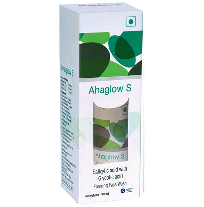 Ahaglow S Foaming Face Wash with Salicylic & Glycolic Acid