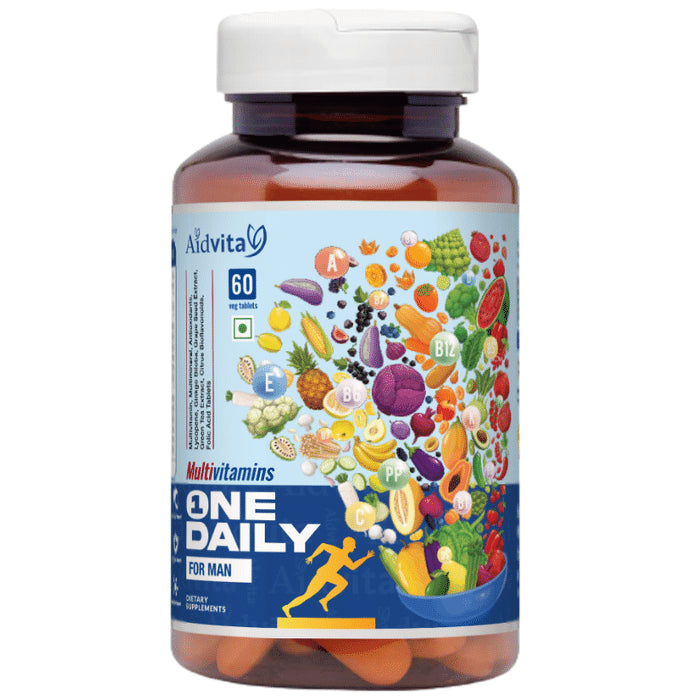 Aidvita Multivitamins One Daily for Man Veg Tablet - Classic Derma