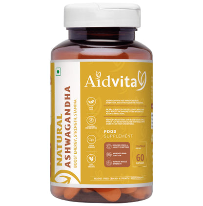 Aidvita Natural Ashwagandha Capsule - Classic Derma