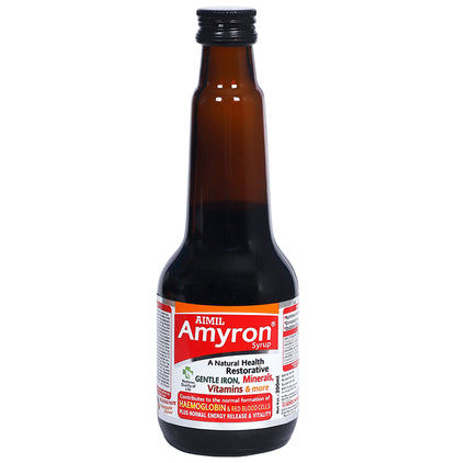 Aimil Amyron Syrup | Promotes Haemoglobin Formation, Reduces Tiredness & Fatigue