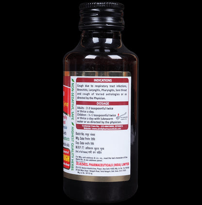 Aimil Jufex Syrup | Ayurvedic for Cough, Sore Throat, Congestion and Respiratory Wellness