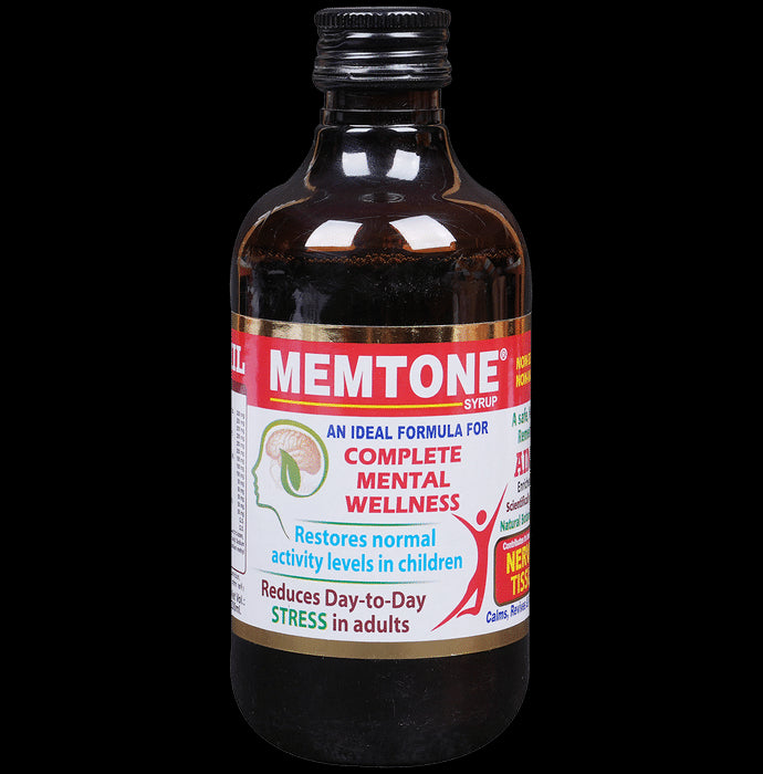 Aimil Memtone Syrup | Ayurvedic Formula for Complete Mental Wellness, Antistres - Classic Derma